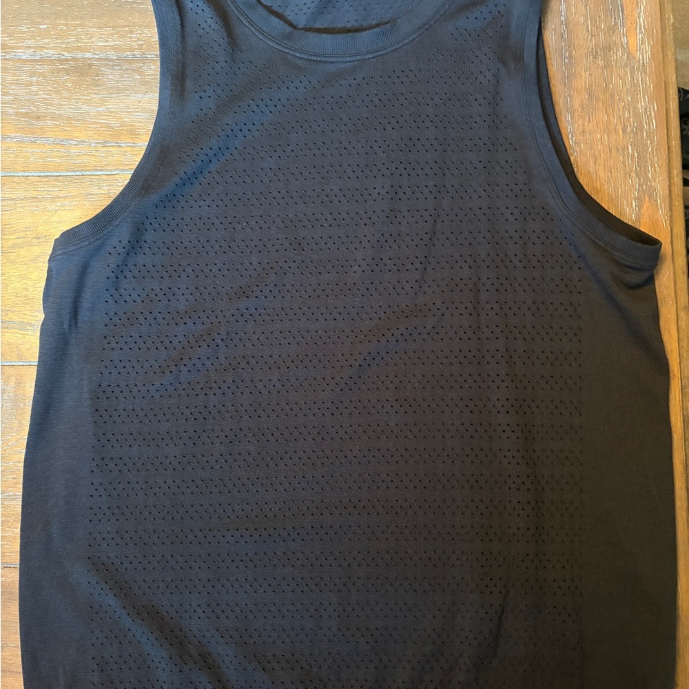 Women’s Black Mesh Tank